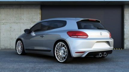 Rajout de Pare-Chocs Arrière Pour VW SCIROCCO STANDARD (SCIROCCO R LOOK)