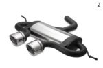 SILENCIEUX D'ECHAPPEMENT, VW GOLF VI, GOLF V R32, SCIROCCO 3 – Image 2