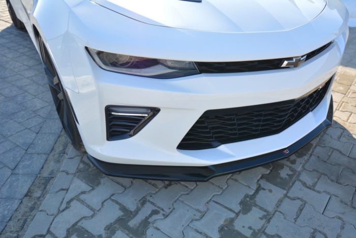 Lame de Pare-Chocs Avant Pour  / SPLITTER V.2 CHEVROLET CAMARO 6TH-GEN. PHASE-I 2SS COUPE – Image 2