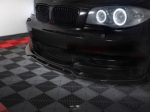 Lame de Pare-Chocs Avant Pour  / SPLITTER V.1 BMW 1 E82 FACELIFT Pack M – Image 3