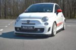 Lame de Pare-Chocs Avant Pour  / SPLITTER V.2 FIAT 500 ABARTH MK1 – Image 2