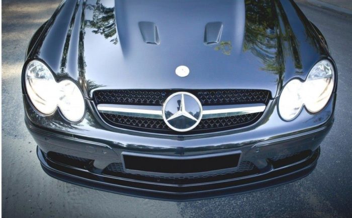 Lame de Pare-Chocs Avant Pour  Mercedes CLK W209 BLACK (SL BLACK SERIES LOOK) – Image 3