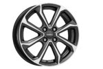 Jante DEZENT KT Dark | 16x6" 4x100 ET50 | Gunmetal/Face Miroir