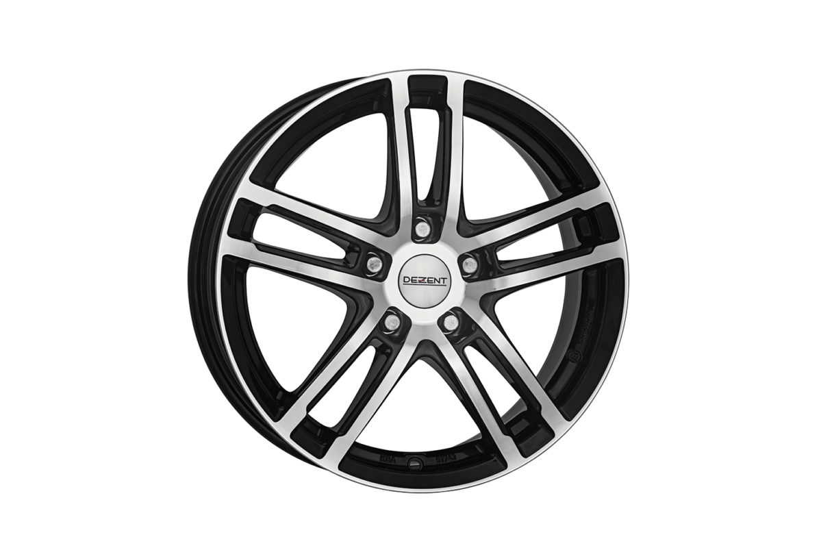 Jante DEZENT TZ-C Dark | 18x8" 5x112 ET30 | Noir/Face Miroir