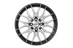 Jante DOTZ LimeRock Dark | 17x7" 4x108 ET47.5 | Gris Aluminium/Face Poli