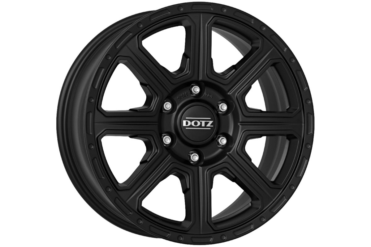 Jante DOTZ Kalahari Dark | 18x8" 6x139.7 ET35 | Noir Brillant/Face Poli