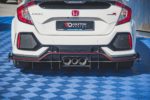 Sports Durabilité Diffuseur Arrière Complet Honda Civic X Type R – Image 4