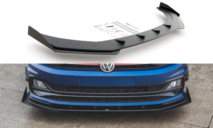 Lame de Pare-Chocs Avant Pour  + Flaps VW Polo GTI Mk6 – Image 1
