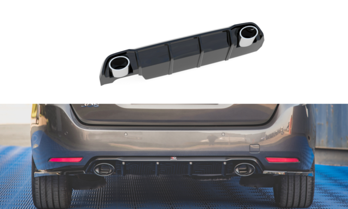 Rajout de Pare-Chocs Arrière Pour + Faux Pot D'échappement Peugeot 308 SW Mk2 Facelift – Image 1