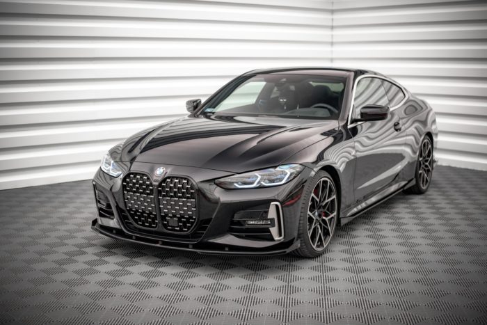 Street Pro Lame de Pare-Chocs Avant Pour  + Flaps BMW 4 Pack M G22 – Image 2