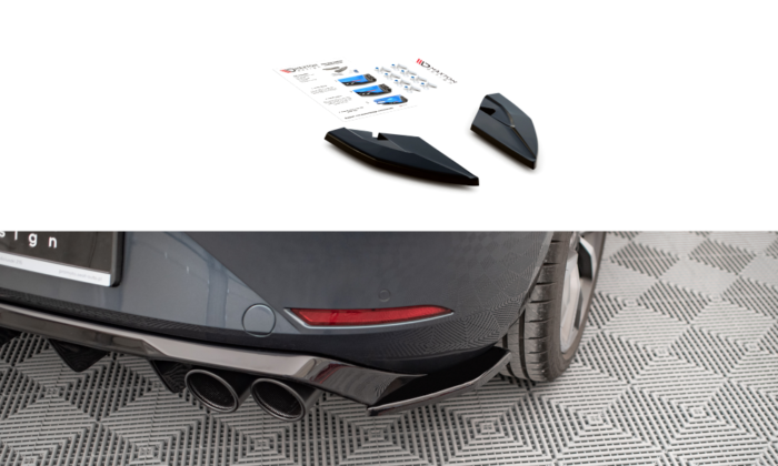 Lames de Pare-Chocs Arrière Pour Latérales Seat Leon FR Hatchback Mk4 – Image 1