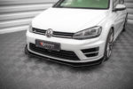 Street Pro Lame de Pare-Chocs Avant Pour  V.1 + Flaps VW Golf R Mk7 – Image 3
