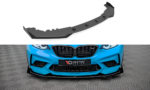 Street Pro Lame de Pare-Chocs Avant Pour  V.1 + Flaps BMW M2 Competition F87