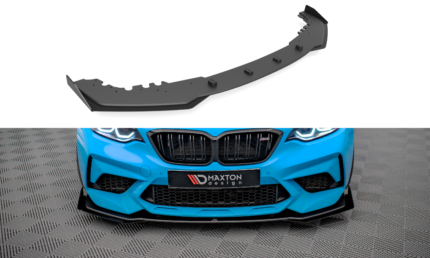 Street Pro Lame de Pare-Chocs Avant Pour  V.1 + Flaps BMW M2 Competition F87