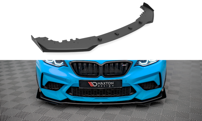 Street Pro Lame de Pare-Chocs Avant Pour  V.1 + Flaps BMW M2 Competition F87 – Image 1