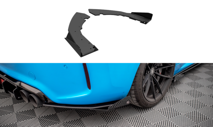 Street Pro Lame de Pare-Chocs Arrière Pour  + Flaps BMW M2 F87 – Image 1