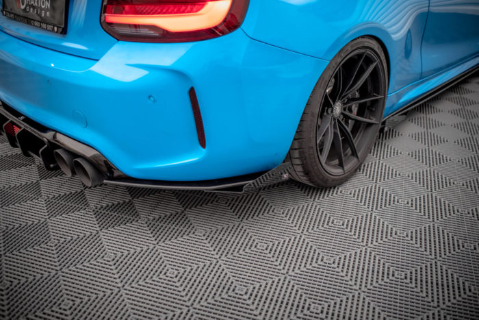 Street Pro Lame de Pare-Chocs Arrière Pour  + Flaps BMW M2 F87 – Image 3