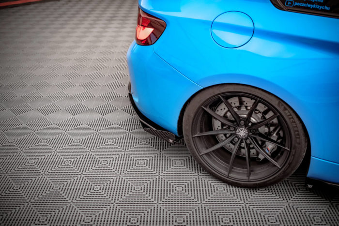 Street Pro Lame de Pare-Chocs Arrière Pour  + Flaps BMW M2 F87 – Image 4