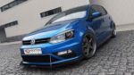 Lame de Pare-Chocs Avant Pour  VW POLO MK5 GTI APRES FACELIFT (Mit Flügeln) – Image 2