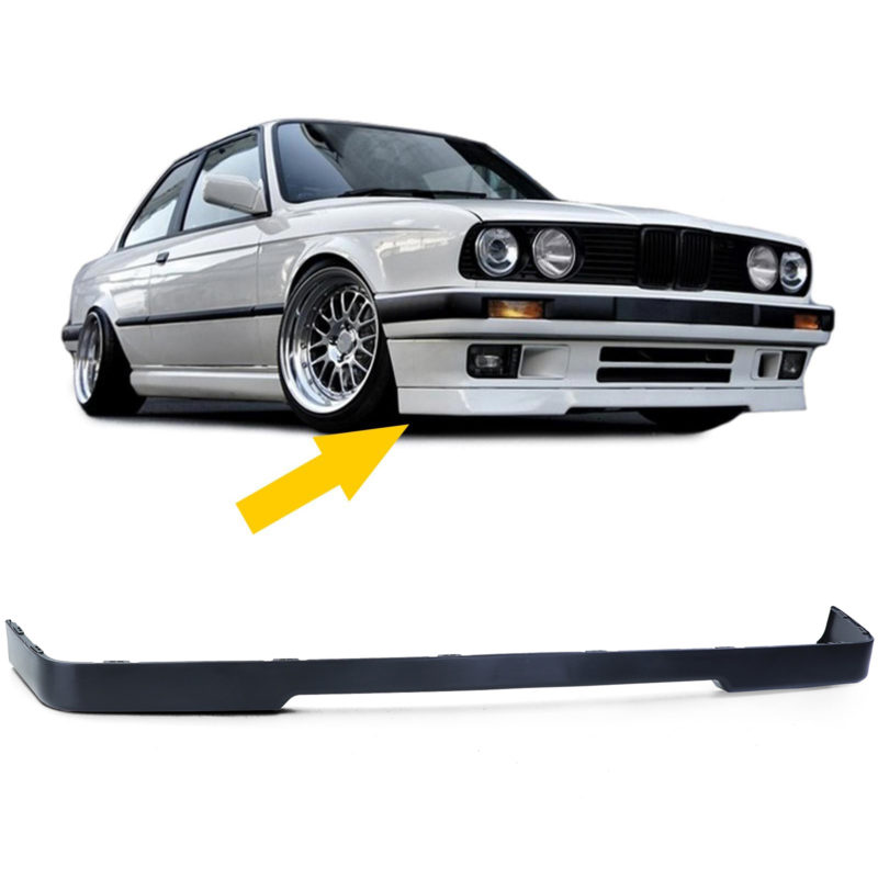 spoiler avant adapté au pare-chocs pour BMW Série 3 E30 87-94