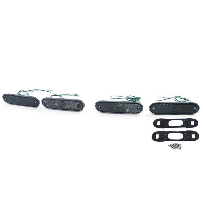 Réflecteurs de feux de position latéraux fumés pour Mazda MX5 NA NB NBFL 89-05 – Image 2