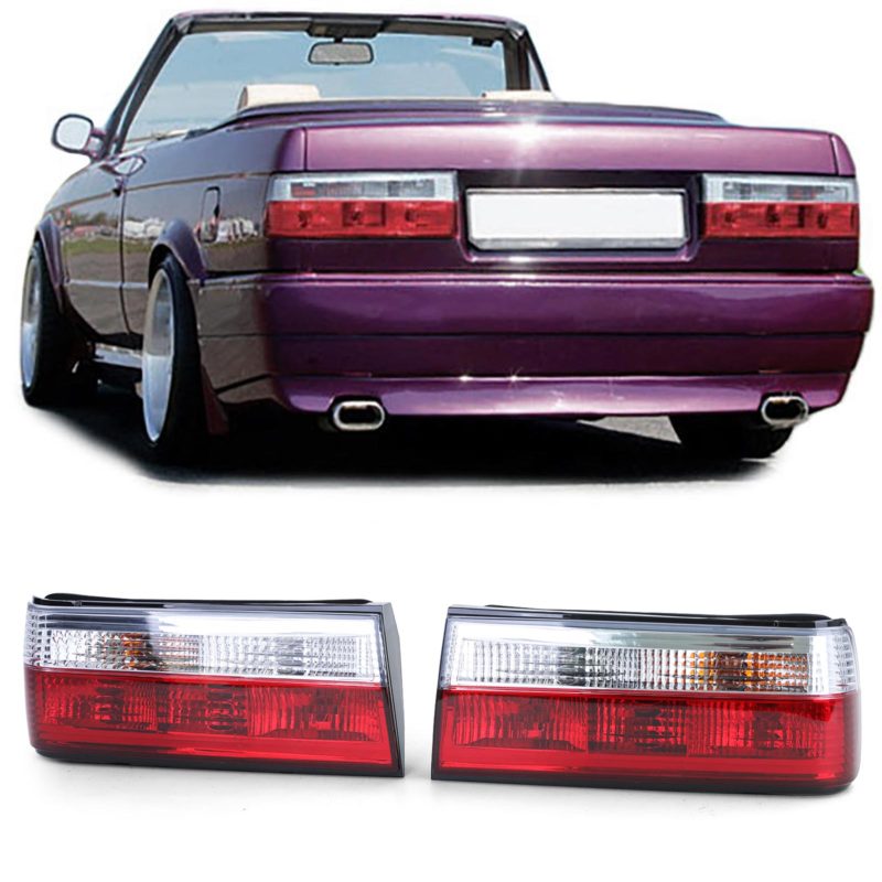 Feux arrière rouge clair sur mesure pour BMW Série 3 E30 Facelift Limo Cabrio Touring