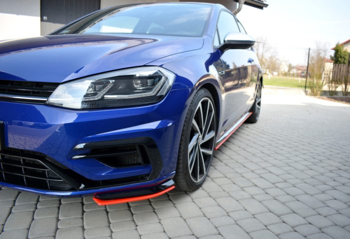 Lame de Pare-Chocs Avant Pour  V.8 VW Golf 7 R / R-Line Facelift – Image 4