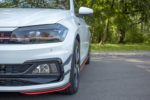 Lame de Pare-Chocs Avant Pour  / SPLITTER V.5 VW POLO MK6 GTI