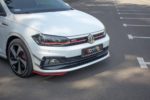 Lame de Pare-Chocs Avant Pour  / SPLITTER V.5 VW POLO MK6 GTI – Image 3