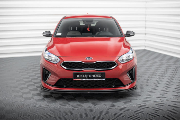 Lame de Pare-Chocs Avant Pour  / Splitter V.1 Kia ProCeed GT Mk1 – Image 2
