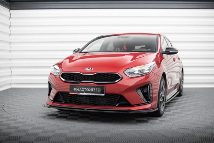 Lame de Pare-Chocs Avant Pour  / Splitter V.1 Kia ProCeed GT Mk1 – Image 3