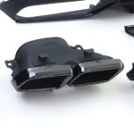 Diffuseur arrière AMG avec sorties d'échappement noir pour Mercedes-Benz Classe C C205 Coupe 15-18 – Image 3