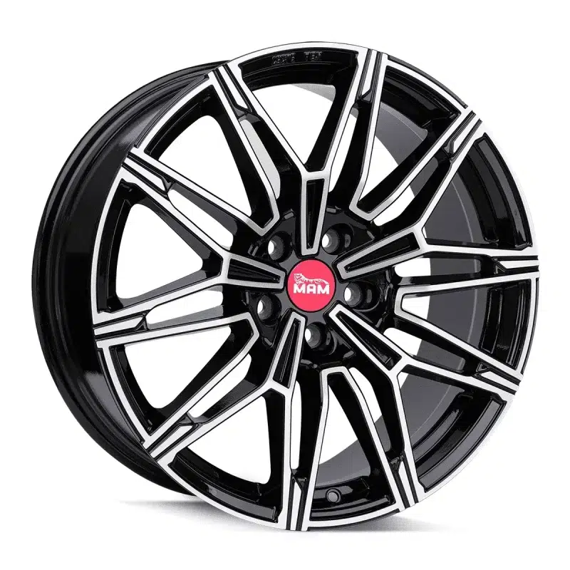 Jante MAM B3N 19x8.5" 5x120 ET35 72.6 Noir / Face poli