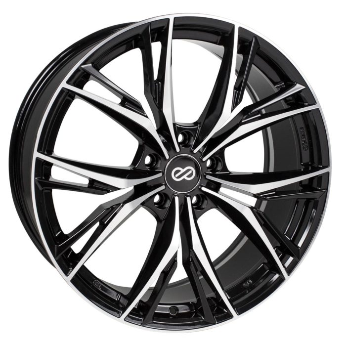 Jantes Enkei ONX | 18x8" 5x114.3 ET40 | Noir / Face poli