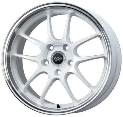 Jantes Enkei PF01 | 17x9" 5x114.3 ET60 | Blanc / Rebord Poli