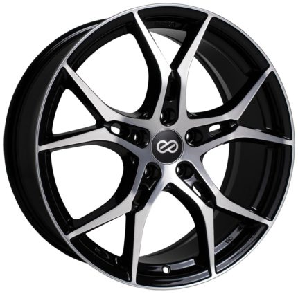 Jantes Enkei VULCAN | 19x8" 5x114.3 ET45 | Noir / Face poli