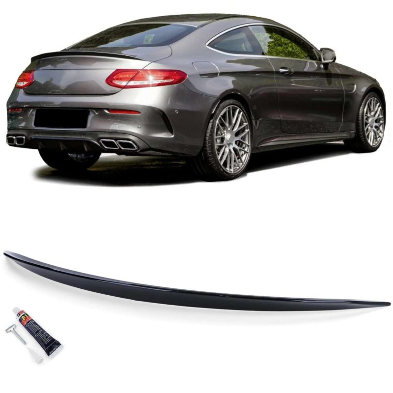 Becquet Mercedes-Benz Classe C Coupe C205 Noir Brillant