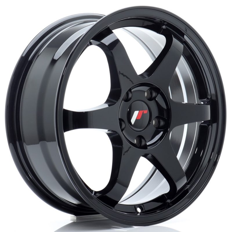 Jante Japan Racing JR-3 17x7" 5x114.3 ET40 | Noir Brillant