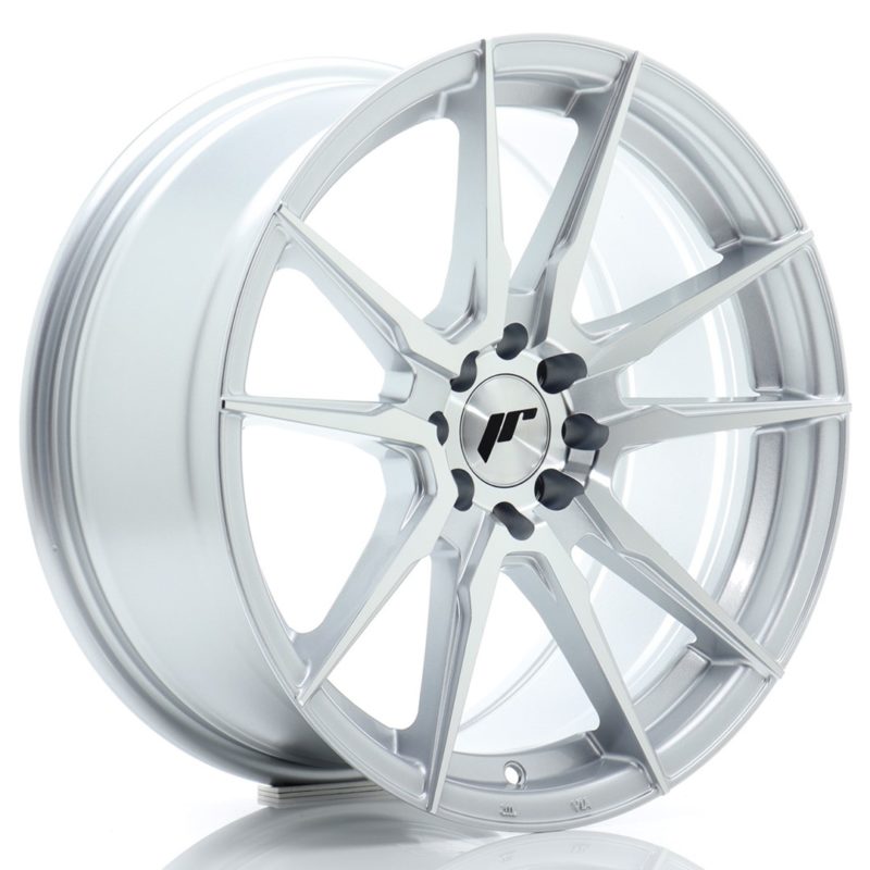 Jante Japan Racing JR-21 17x8" 4x100/114.3 ET35 | Gris Argenté Poli