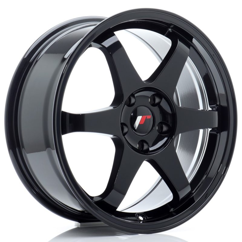 Jante Japan Racing JR-3 18x8" 5x100 ET40 | Noir Brillant