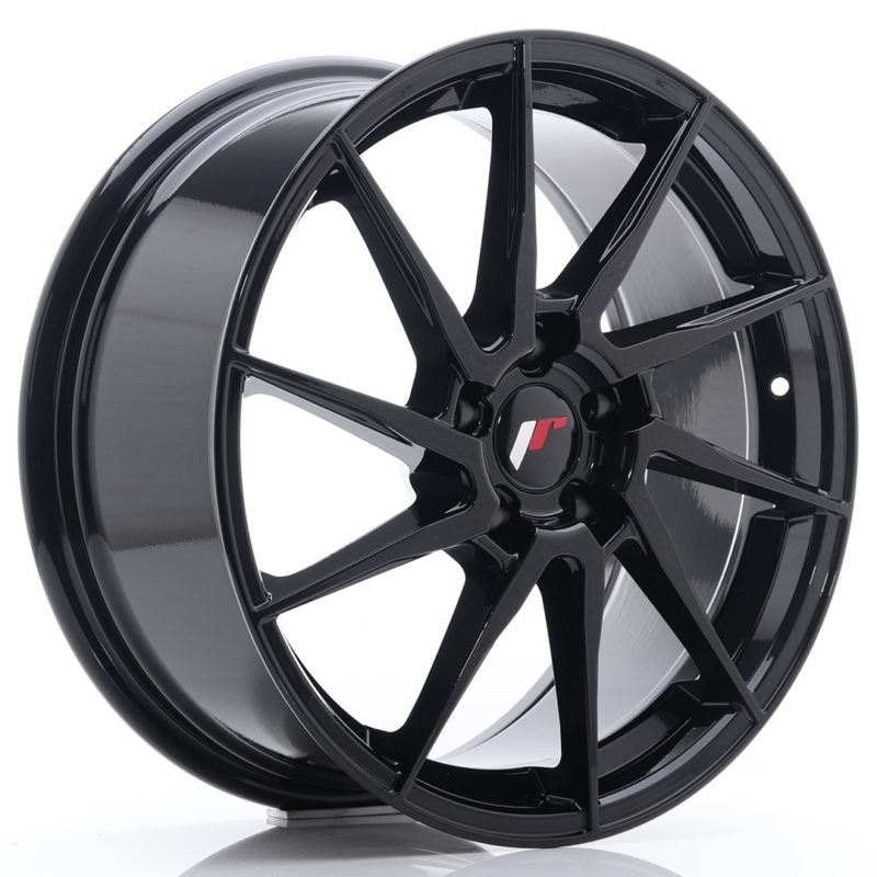 Jante Japan Racing JR-36 18x8" 5x112 ET45 | Noir Brillant