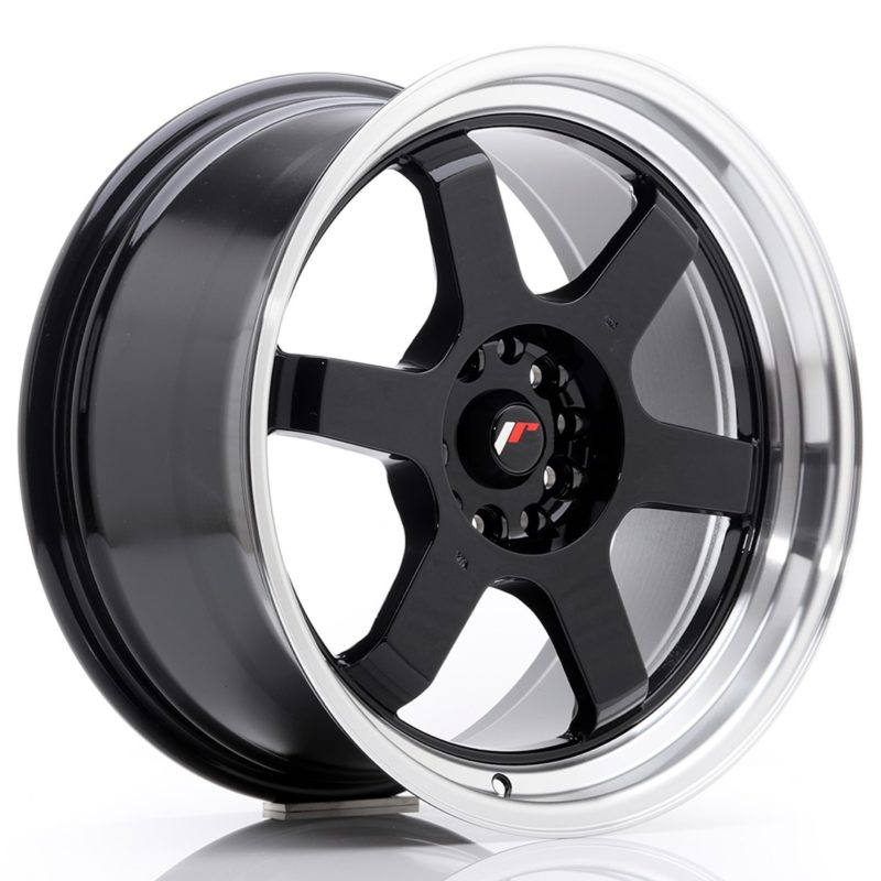 Jante Japan Racing JR-12 18x9" 5x114.3/120 ET25 | Noir / Brillant