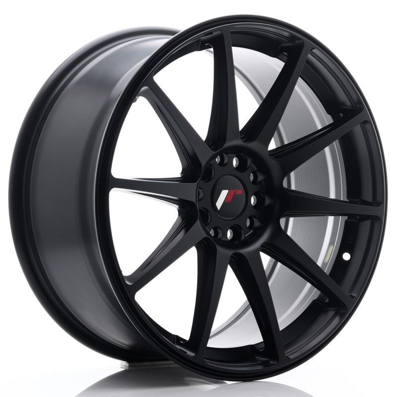 Jante Japan Racing JR-11 19x8.5" 5x112/114.3 ET40 | Noir Mat / Satiné