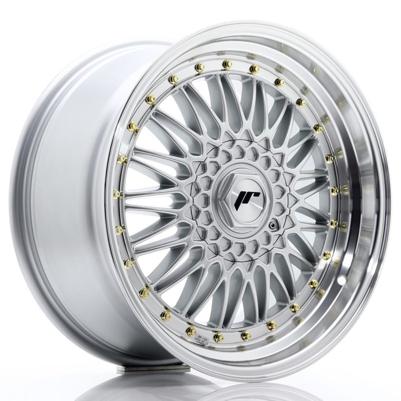Jante Japan Racing JR-9 18x9" 5x112/114.3 ET40 | Gris Argenté / Poli
