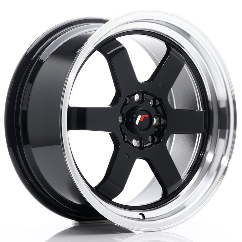 Jante Japan Racing JR-12 17x8" 4x100/114.3 ET33 | Noir / Brillant