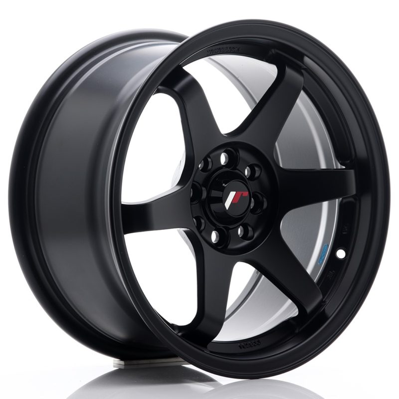 Jante Japan Racing JR-3 16x8" 5x100/114.3 ET25 | Noir Mat / Satiné
