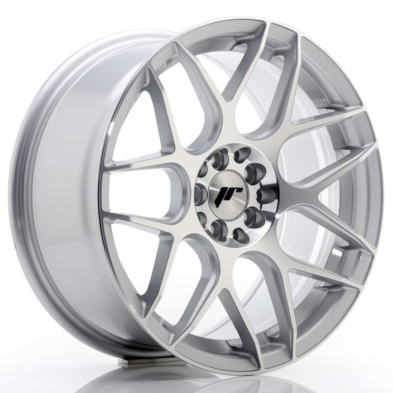 Jante Japan Racing JR-18 17x8" 5x100/114.3 ET35 | Gris Argenté / Poli
