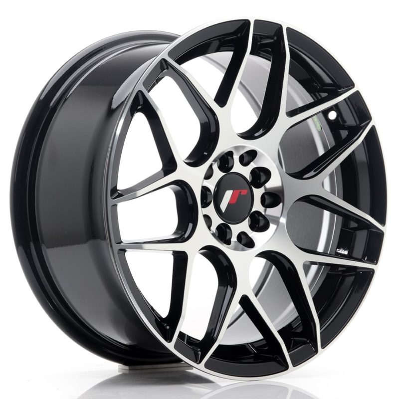 Jante Japan Racing JR-18 17x8" 5x100/114.3 ET35 | Noir / Brillant