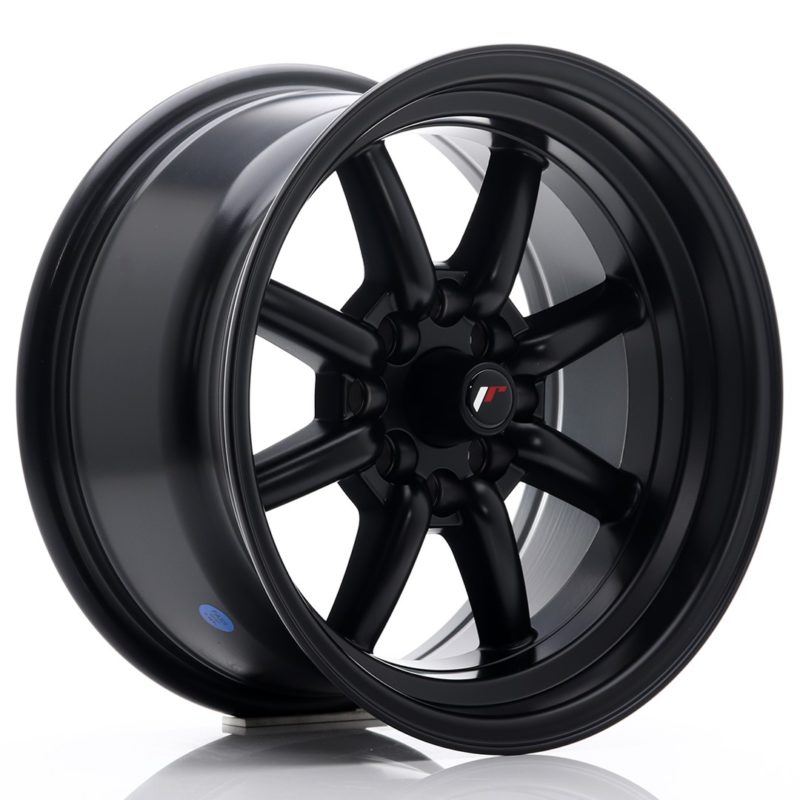 Jante Japan Racing JR-19 15x8" 4x100/114.3 ET0 | Noir Mat / Satiné