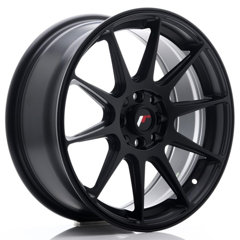Jante Japan Racing JR-11 17x7.25" 5x112/114.3 ET35 | Noir Mat / Satiné